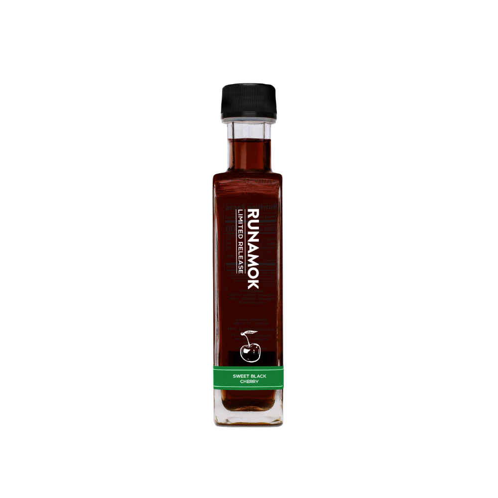 Sweet Black Cherry Infused Maple Syrup