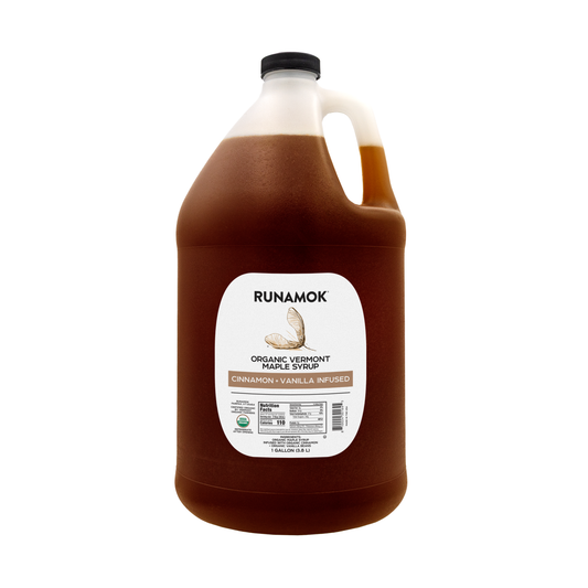 Cinnamon + Vanilla Infused Maple Syrup - 1 Gallon