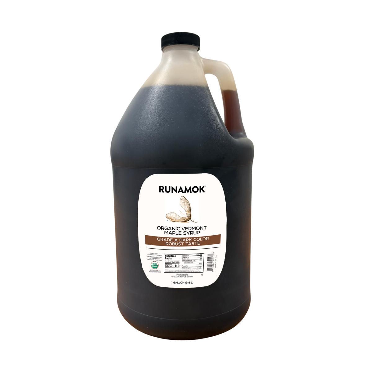 Grade A Dark Organic Maple Syrup - 1 Gallon