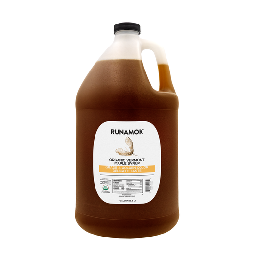 Grade A Golden Organic Maple Syrup - 1 Gallon