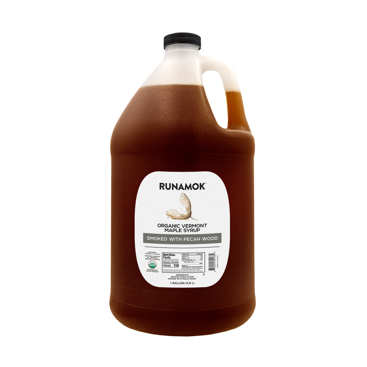 Smoked with Pecan Wood Maple Syrup - 1 Gallon