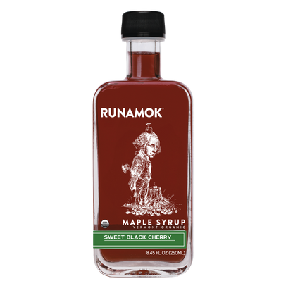 Sweet Black Cherry Infused Maple Syrup