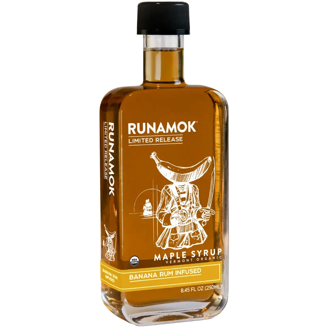 Runamok Maple Syrup - Banana Rum Infused Maple Syrup- 1