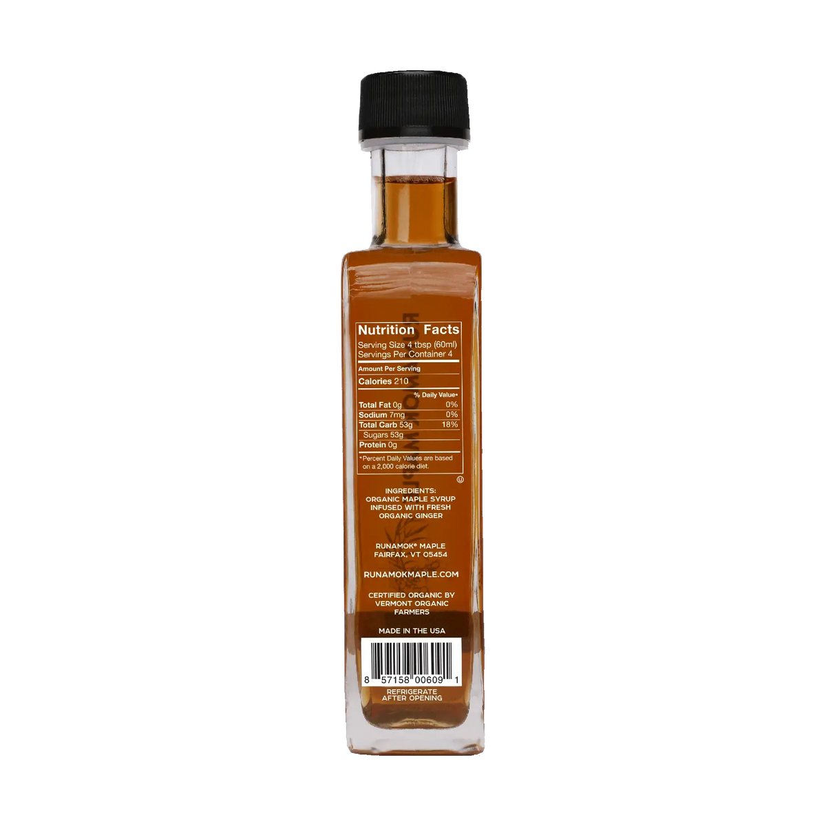 Runamok Maple Syrup - +Ginger Root Infused Maple Syrup - 10