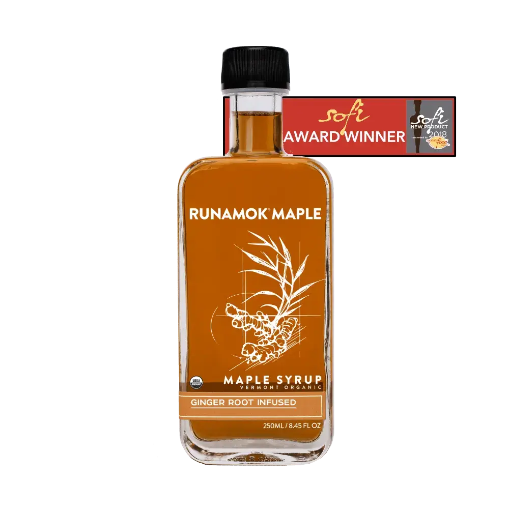 Runamok Maple Syrup - +Ginger Root Infused Maple Syrup - 8
