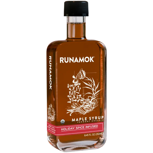 Runamok Maple Syrup - Holiday Spice Infused Maple Syrup - 1