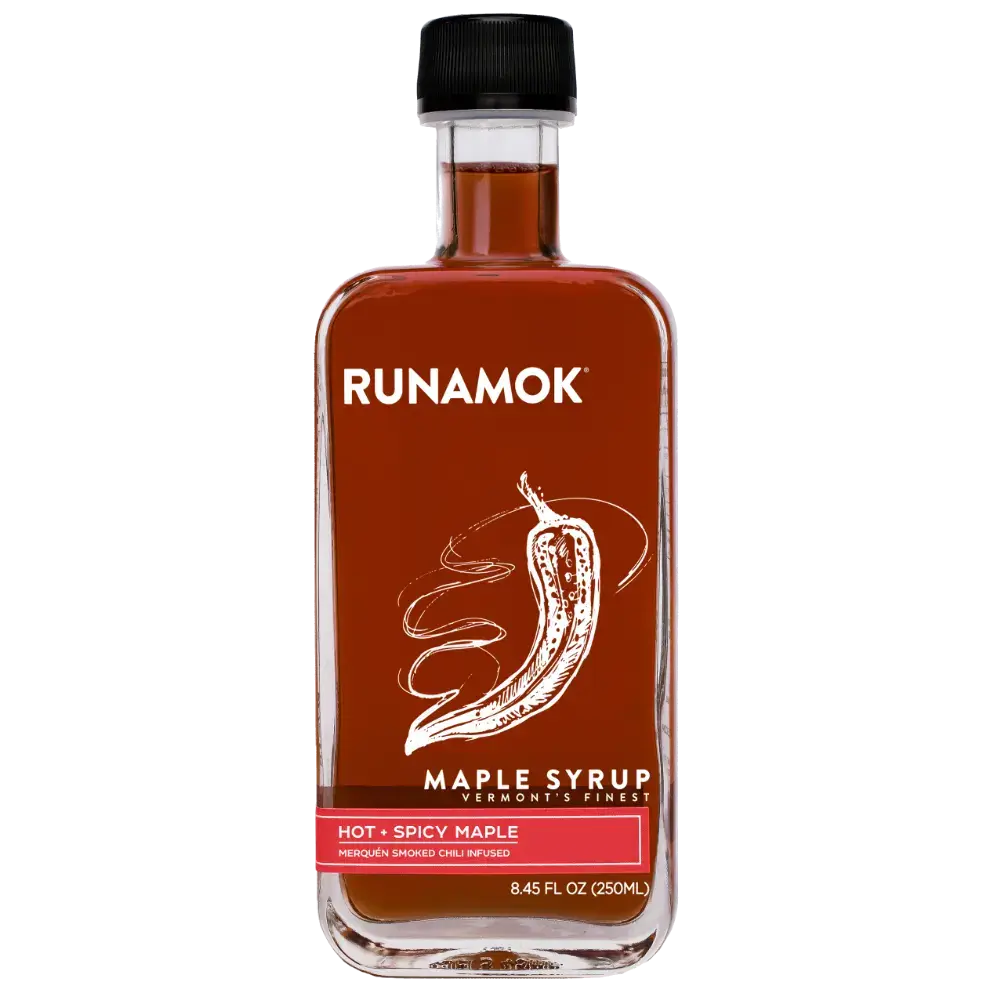 Runamok Maple Syrup - Hot + Spicy Maple Syrup (Smoked Chili Pepper Infused) - 1