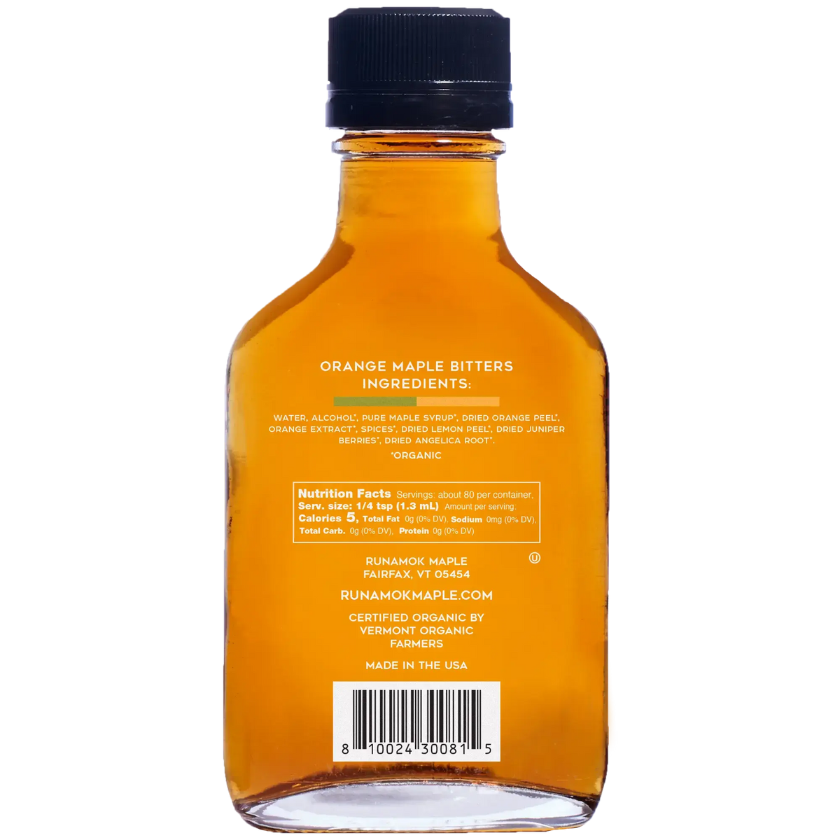 Runamok Maple Syrup - +Orange Maple Bitters - 7