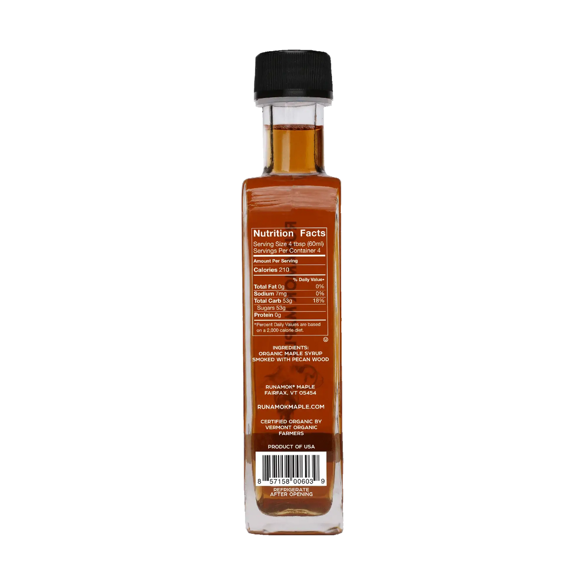 Runamok Maple Syrup - Smoked Maple Syrup - 8