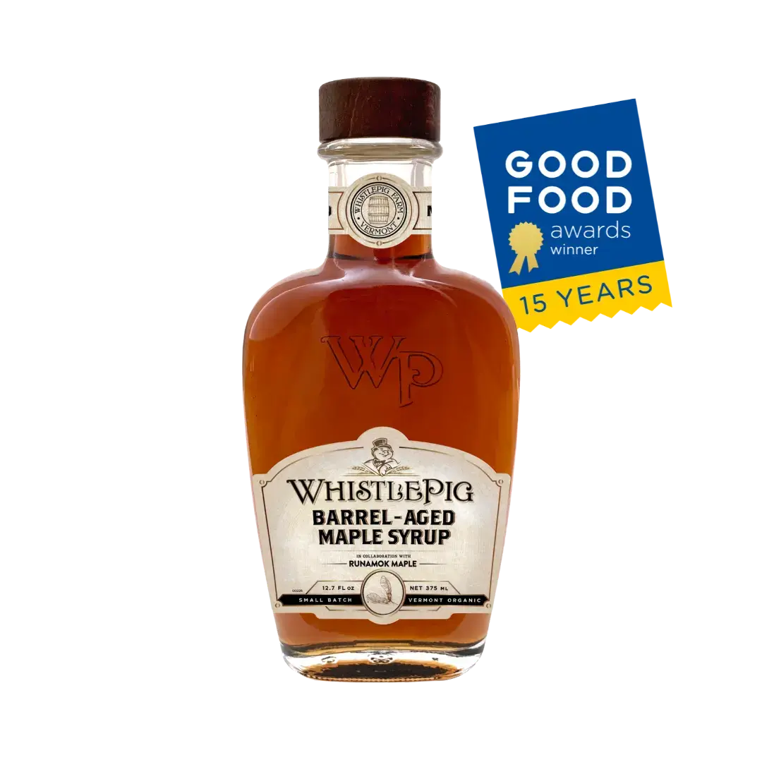 Runamok Maple Syrup - WhistlePig® Rye Whiskey Barrel-Aged Maple Syrup- 1
